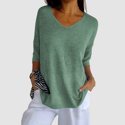 Camille | Top in Maglia Scollo a V