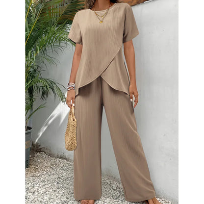 Lorrina | Completo Elegante Morbido in Due Pezzi
