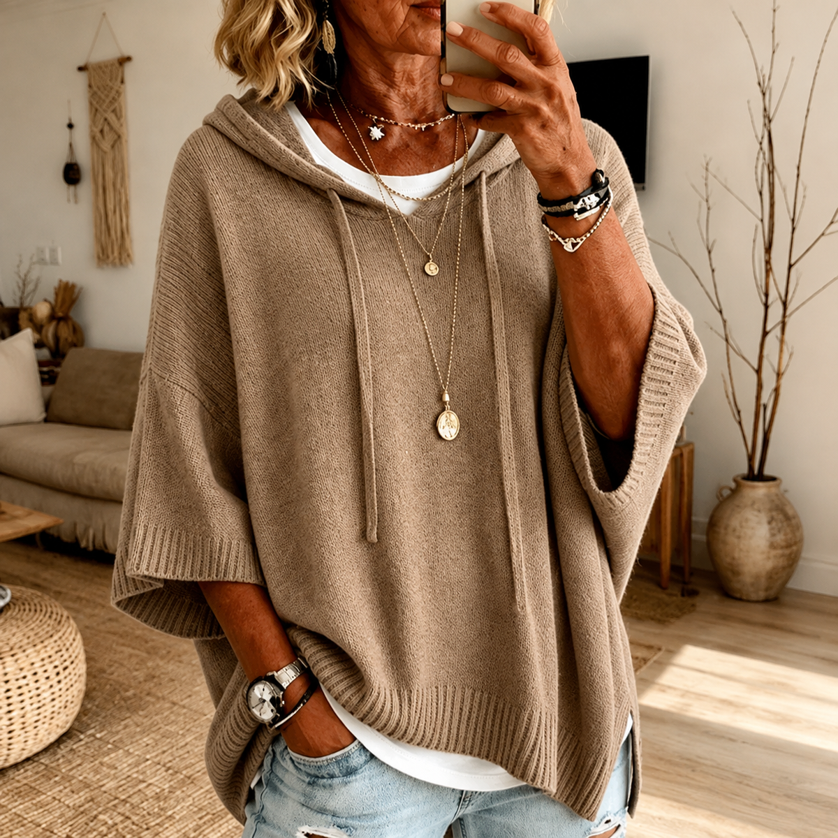 Manon | Maglione a Poncho Talpa