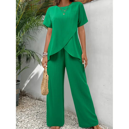 Lorrina | Completo Elegante Morbido in Due Pezzi