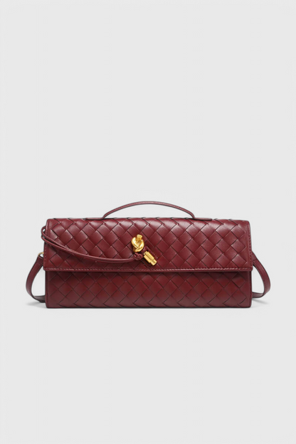 Melanie | Borsa a Mano con Fiocco Dorato