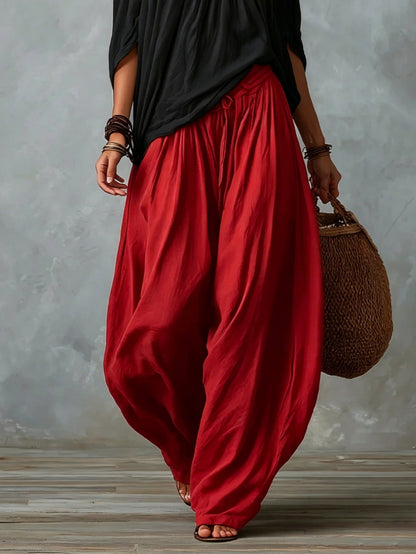 EUGENIA | Set Top a Spalle Scoperte e Pantaloni Lanterna
