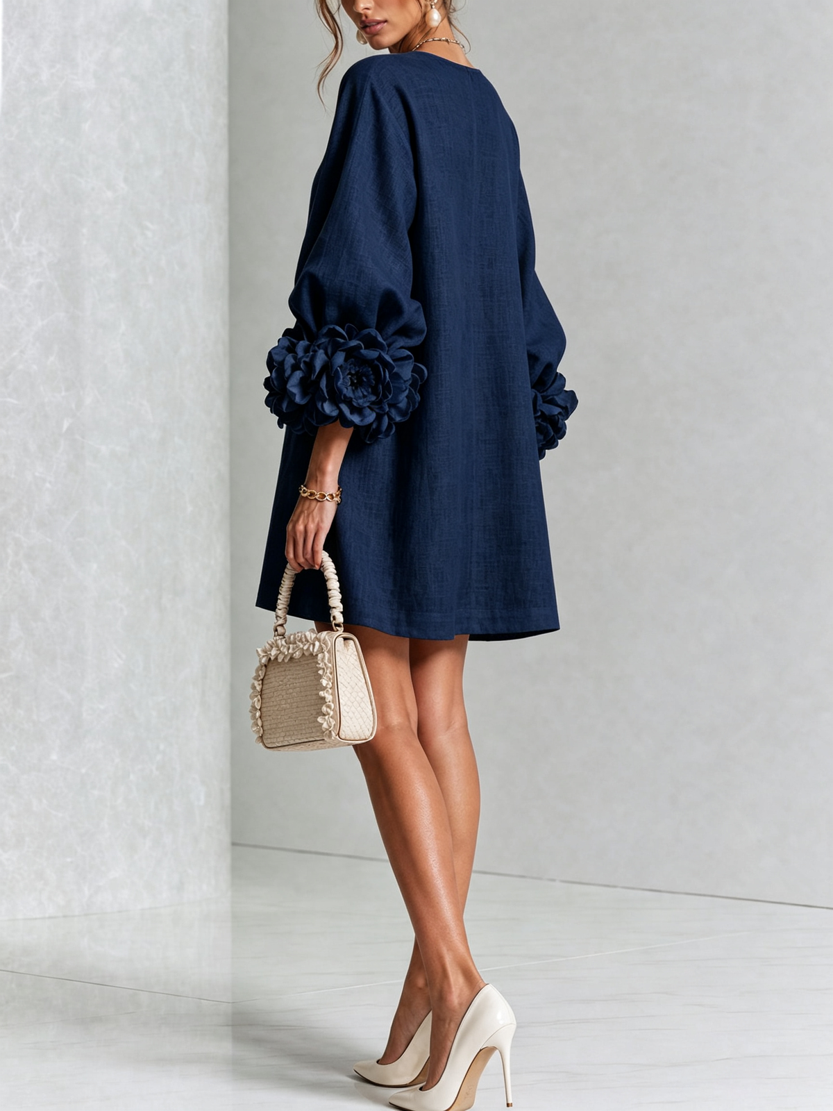 Rosalie | Abito Mini con Bottoni