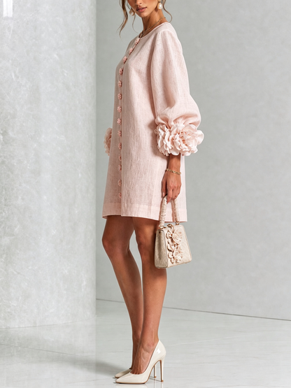 Rosalie | Abito Mini con Bottoni