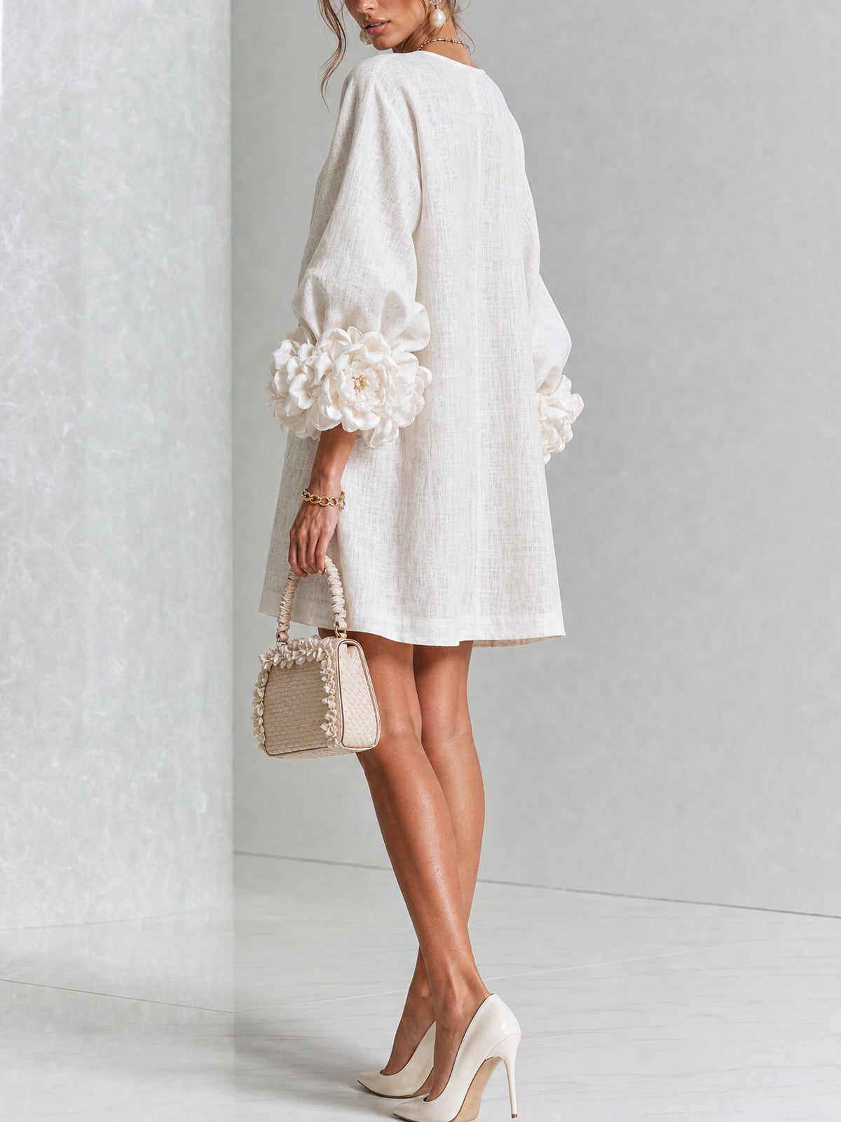Rosalie | Abito Mini con Bottoni