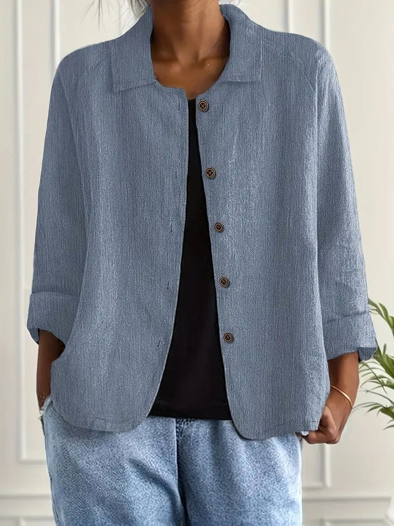 Wilhelmine | Blusa Aperta Blu