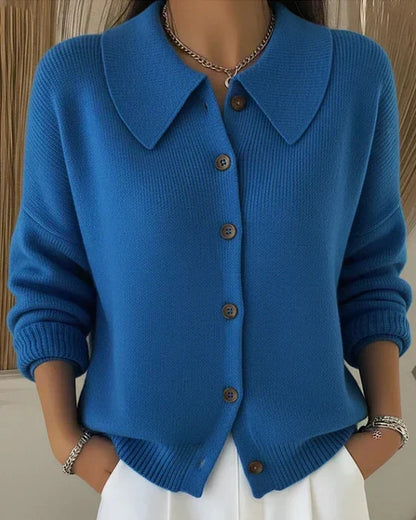 Vespera | Cardigan con Colletto e Bottoni
