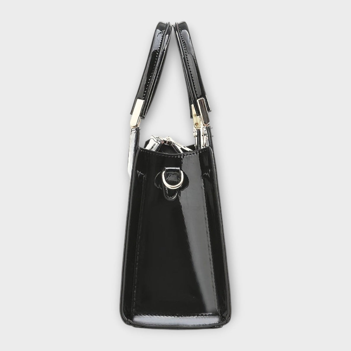 Erain | Borsa Lucida in Pelle Effetto Coccodrillo