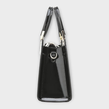 Erain | Borsa Lucida in Pelle Effetto Coccodrillo