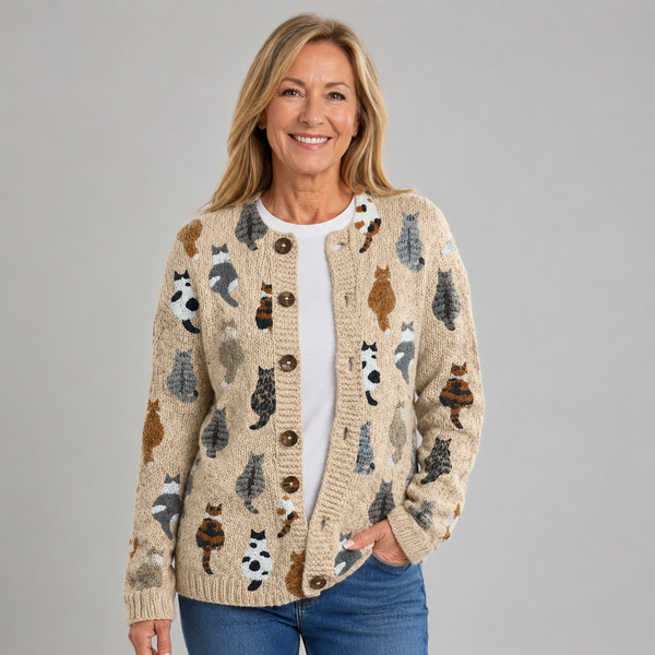 Cardigan Lavorati a Magl