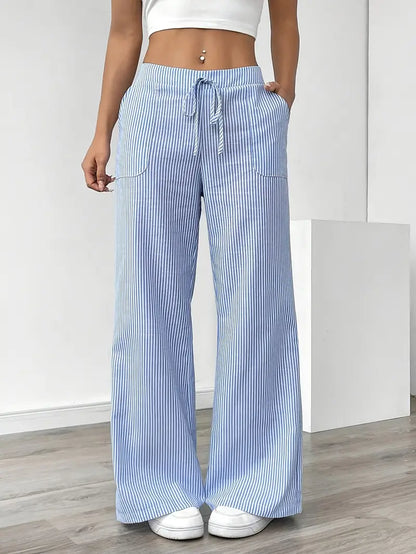 Elise | Pantaloni a Righe Rilassati
