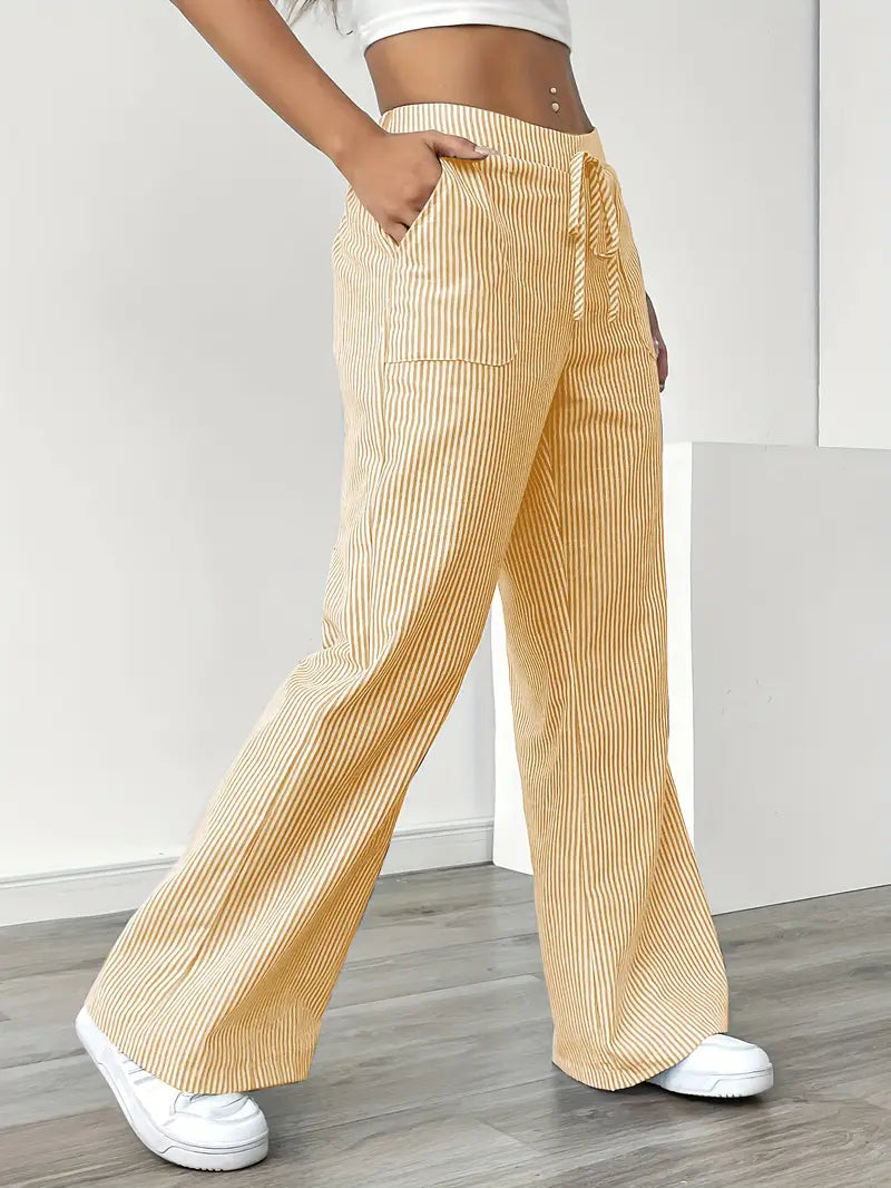 Elise | Pantaloni a Righe Rilassati