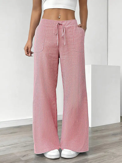 Elise | Pantaloni a Righe Rilassati