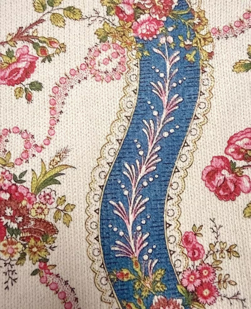 Eulalia | Cardigan a Nastro con Rose Rampicanti