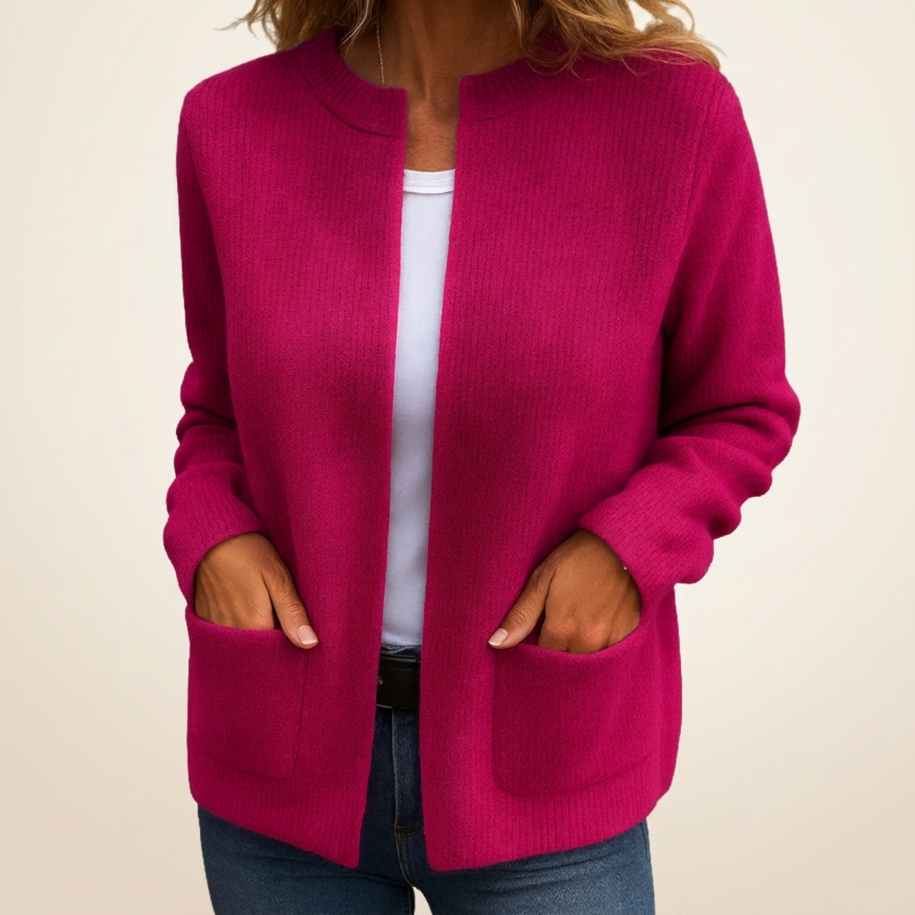 Diane | Cardigan Morbido con Zip