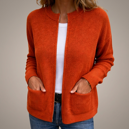 Diane | Cardigan Morbido con Zip