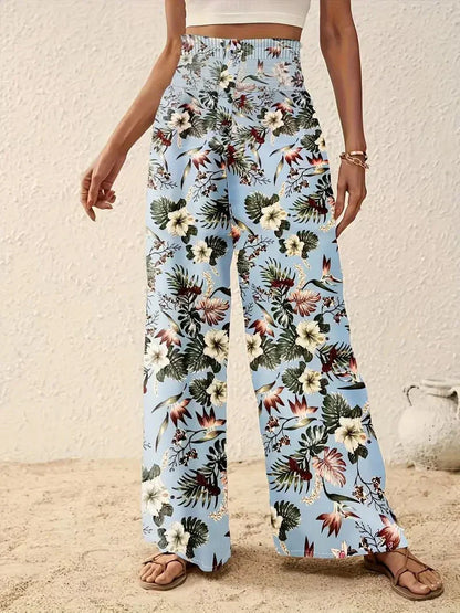 Alexa | Pantaloni Eleganti Floreali