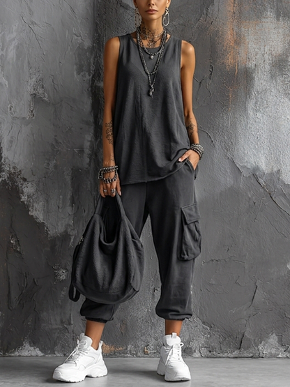 VALENTINA | Set Casual Morbido con Tasche