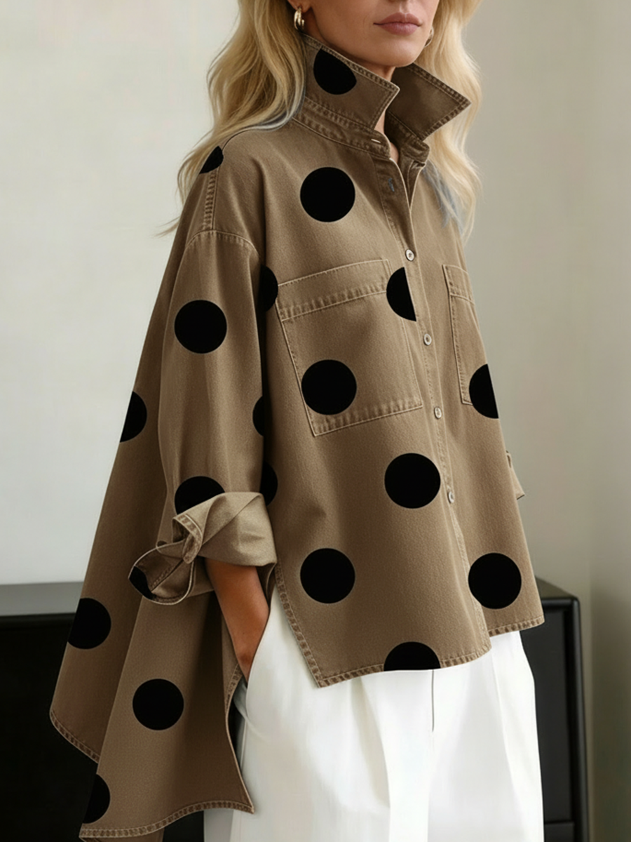 Peggy | Camicia Oversize a Pois