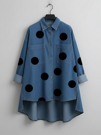 Peggy | Camicia Oversize a Pois