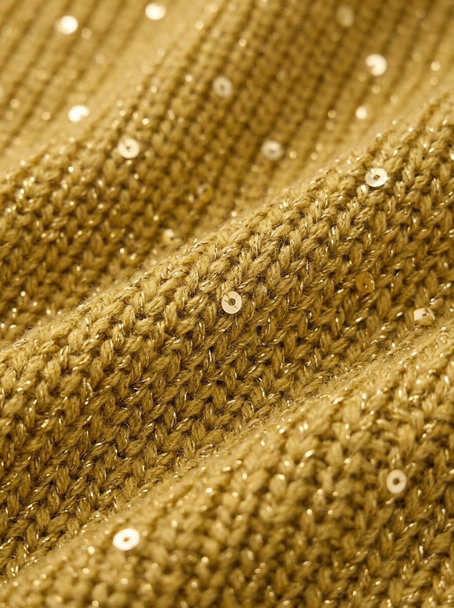 Isadora | Cardigan Oversize con Collo e Grandi Bottoni in Metallo