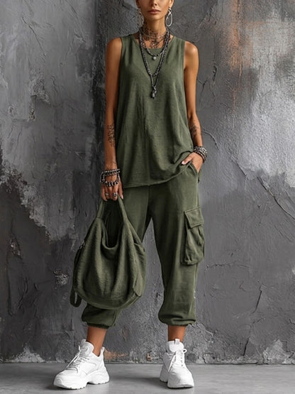 VALENTINA | Set Casual Morbido con Tasche