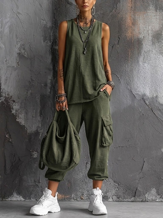 VALENTINA | Set Casual Morbido con Tasche