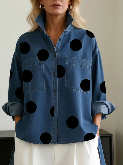 Peggy | Camicia Oversize a Pois