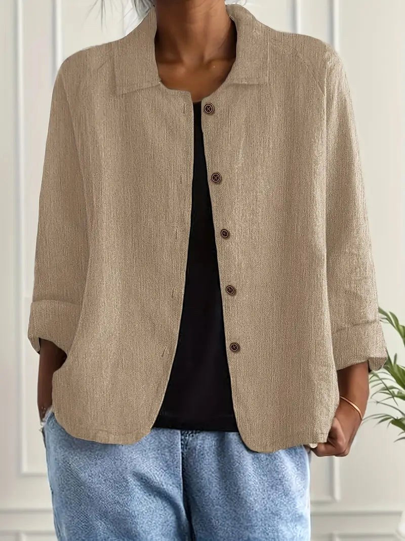 Adelheid | Blusa Aperta Sabbia