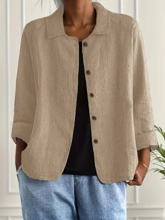 Adelheid | Blusa Aperta Sabbia