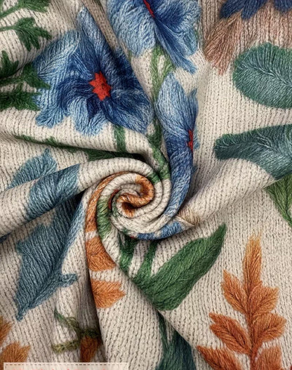 Tabitha | Cardigan con Zip a Giardino Botanico Floreale