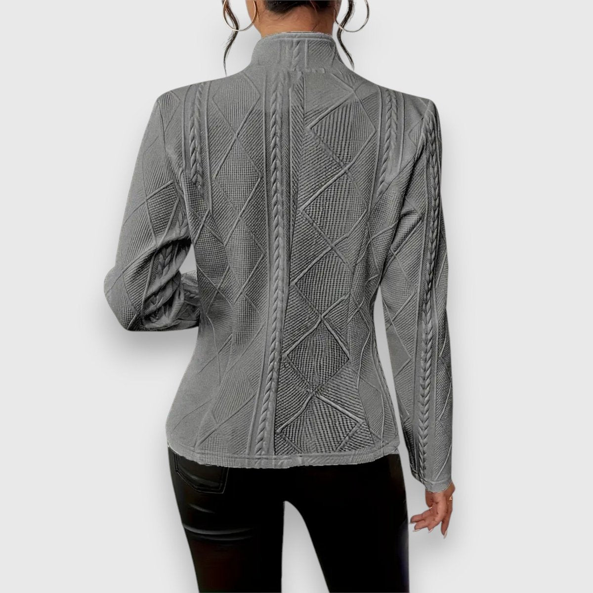 Loretta | Cardigan Testurizzato con Bottoni