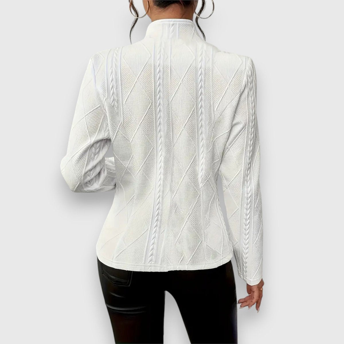 Loretta | Cardigan Testurizzato con Bottoni