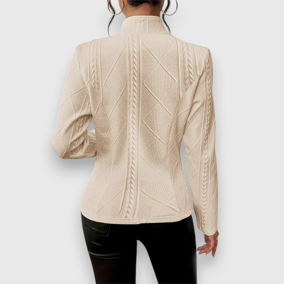 Loretta | Cardigan Testurizzato con Bottoni
