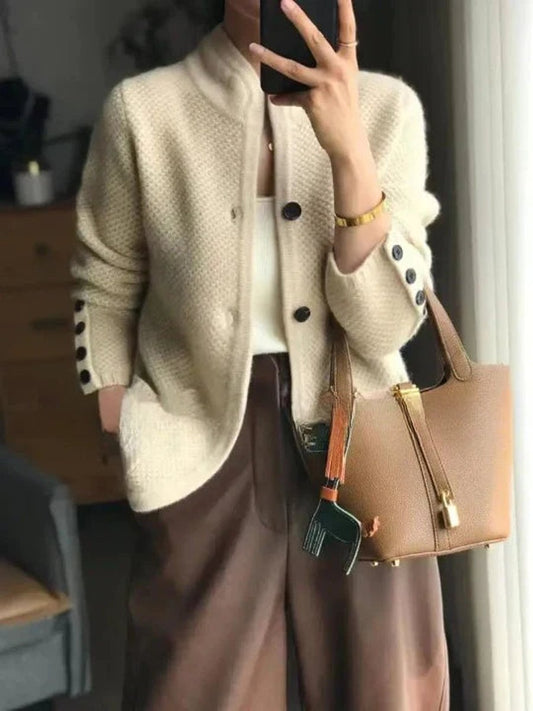 Penelope | Cardigan con Bottoni Frontali