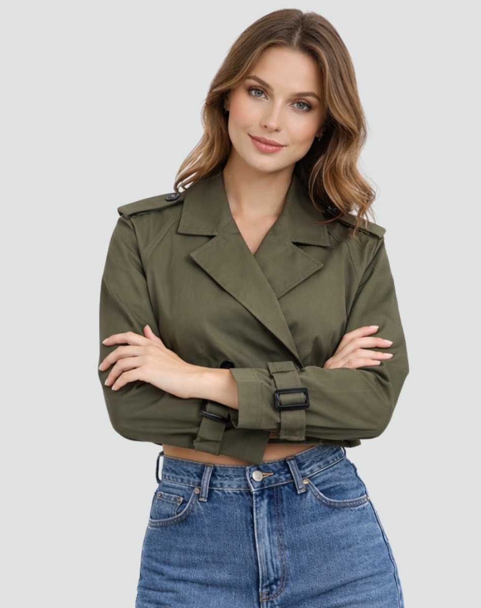Juliana | Trench Corto con Cintura