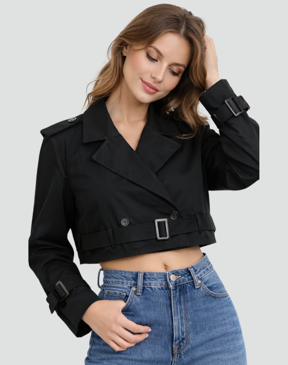 Juliana | Trench Corto con Cintura