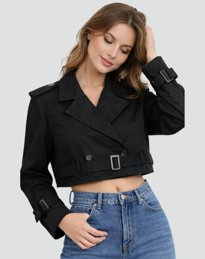 Juliana | Trench Corto con Cintura