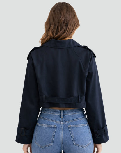 Juliana | Trench Corto con Cintura