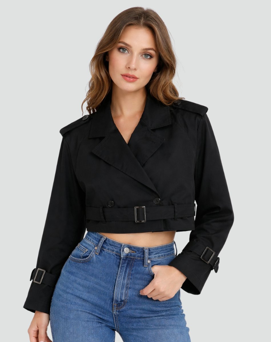 Juliana | Trench Corto con Cintura