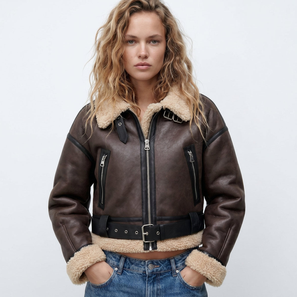 Verena | Bomber Aviator Corto