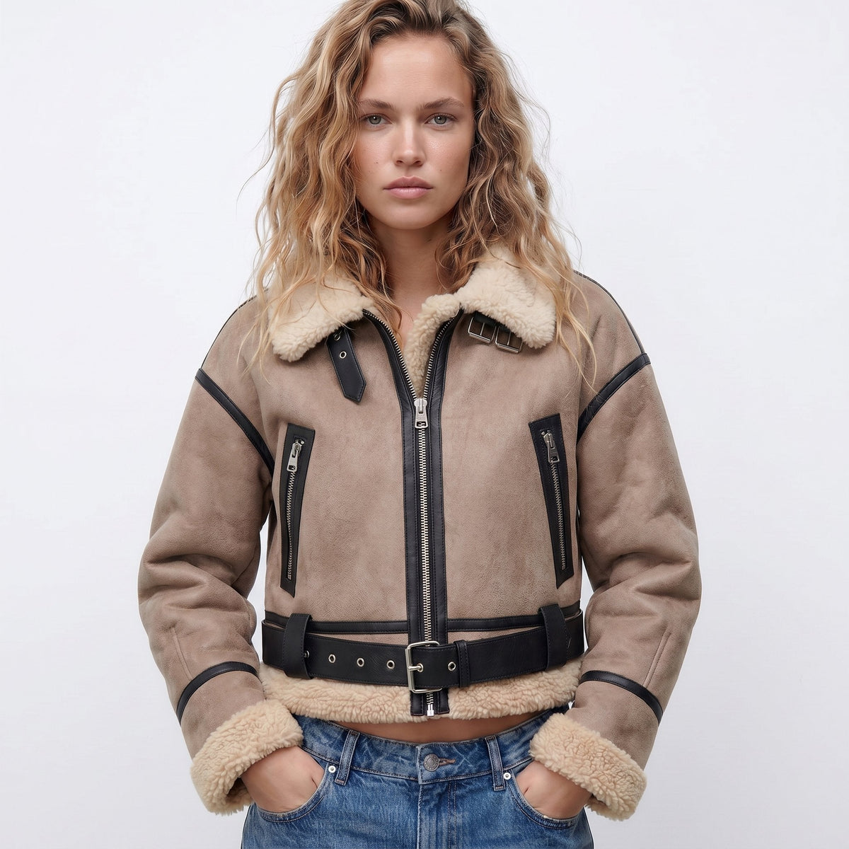 Verena | Bomber Aviator Corto