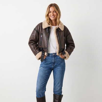 Verena | Bomber Aviator Corto