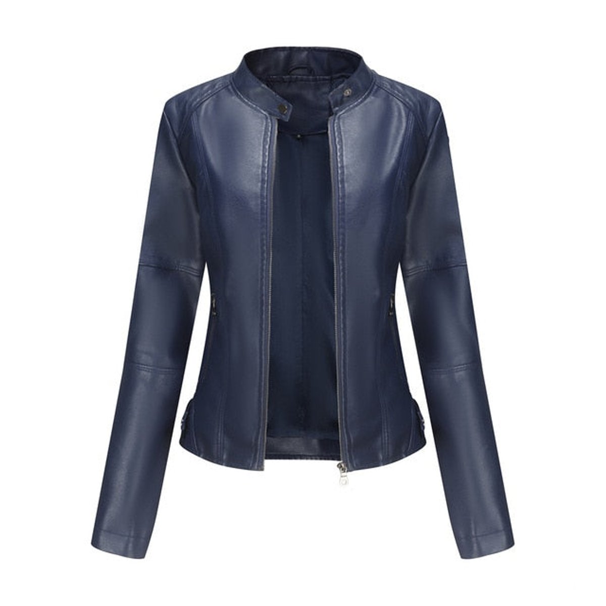 Helen | Giacca Moto Raffinata con Collo Alto