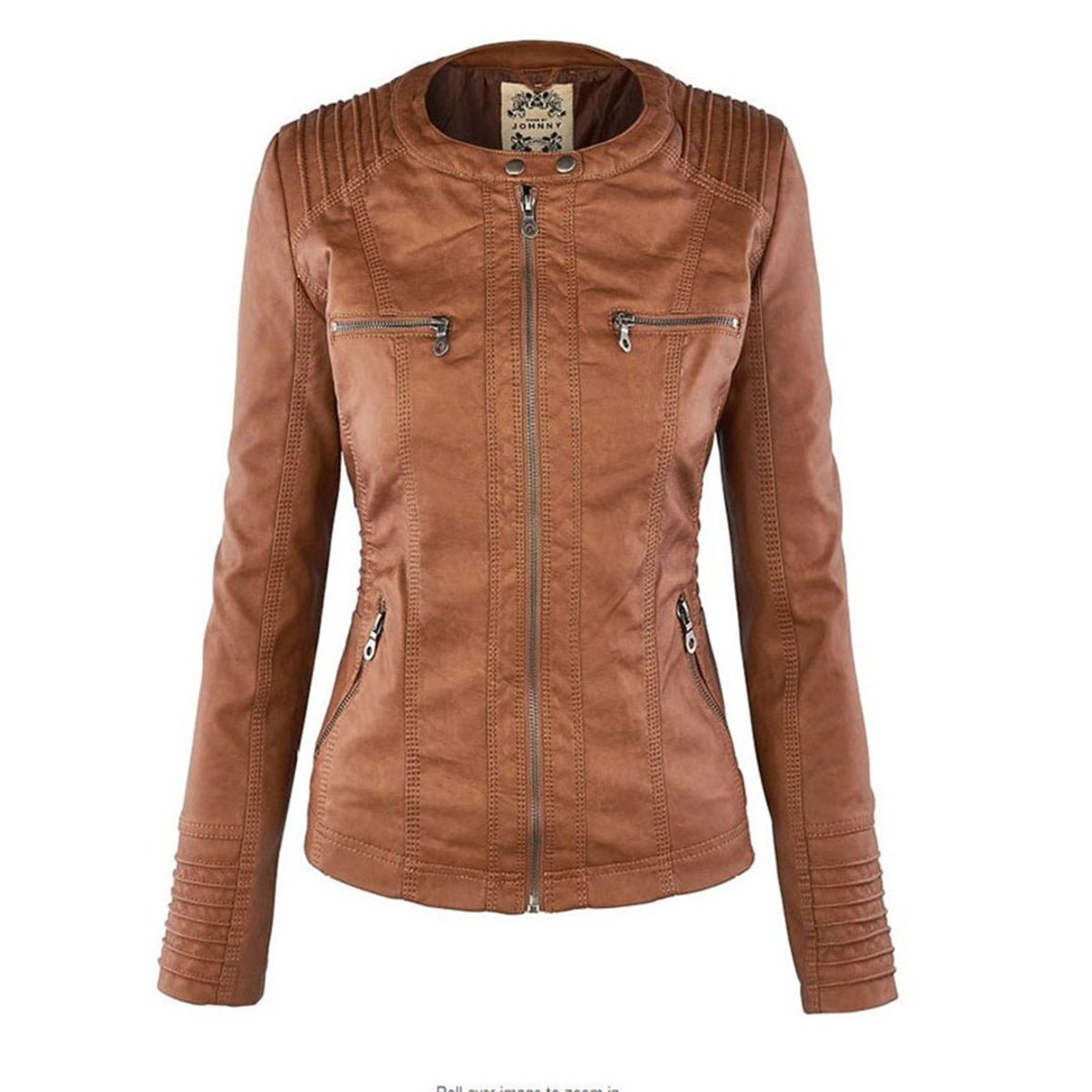 Lucinda | Giacca Moto con Cappuccio Removibile