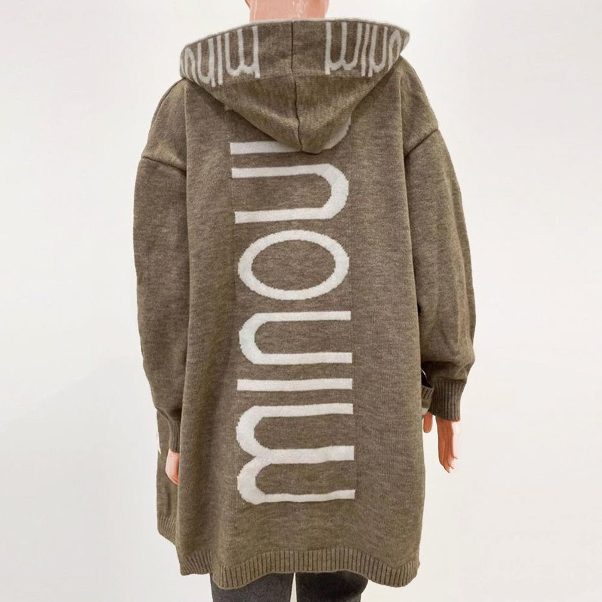 Rosabel | Cardigan in Maglia con Cappuccio Aperto