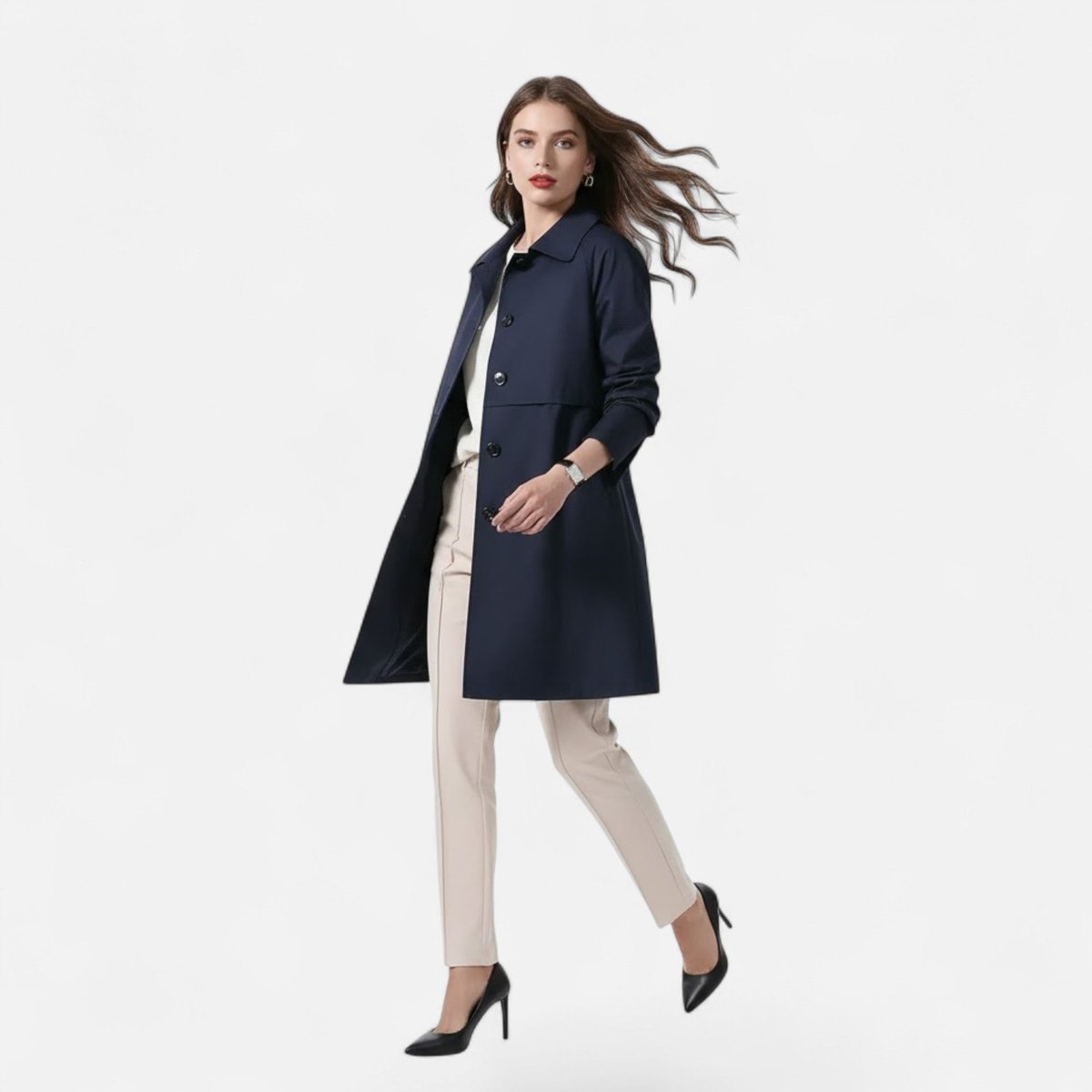 Margery | Cappotto Sartoriale di Lunghezza Media
