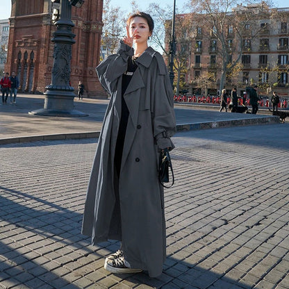 Lena | Trench Lungo Doppiopetto Oversize