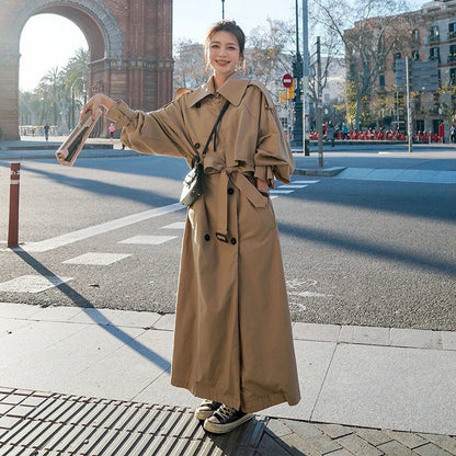Lena | Trench Lungo Doppiopetto Oversize