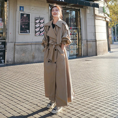 Lena | Trench Lungo Doppiopetto Oversize